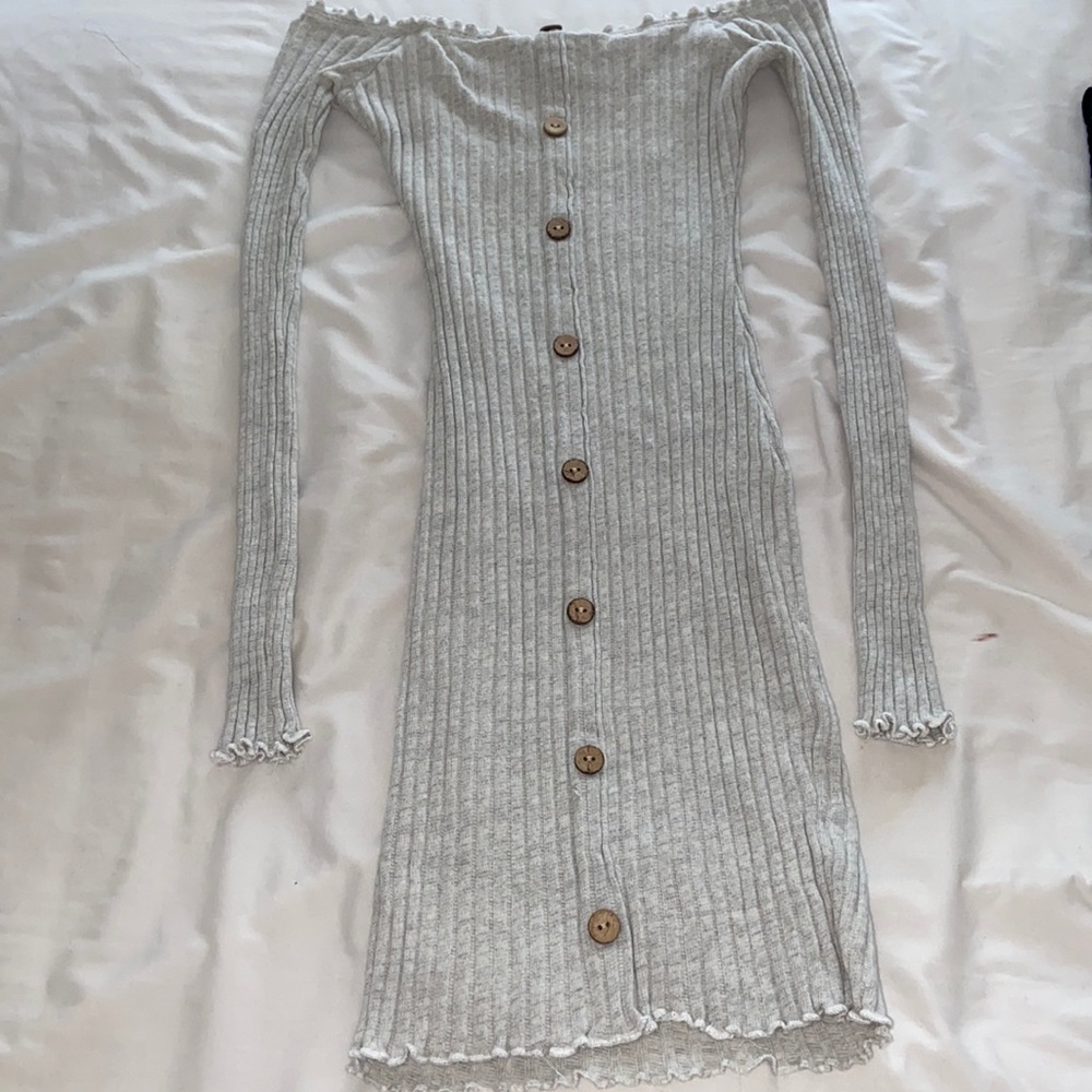 Fashion Nova off the shoulder knit dress